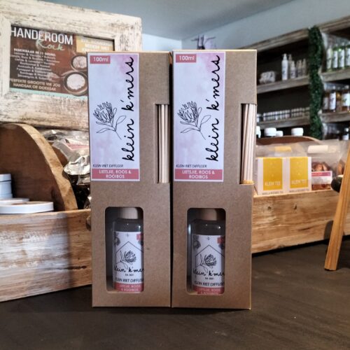 Riet Diffuser – 100ml Lietsjie, Roos & Rooibos