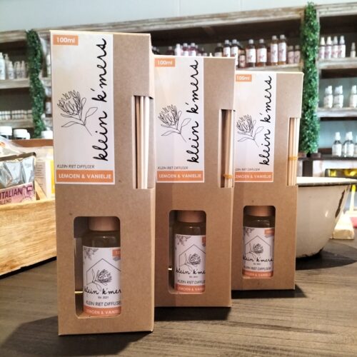 Riet Diffuser – 100ml Lemoen & Vanielje