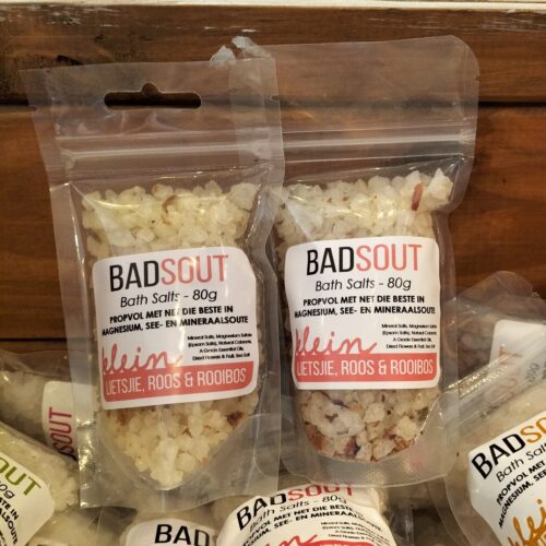 Badsout 80g – Lietsjie, Roos & Rooibos