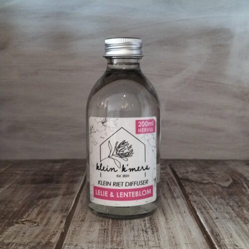 Riet Diffuser HERVUL 200ml – Lelie & Lenteblom