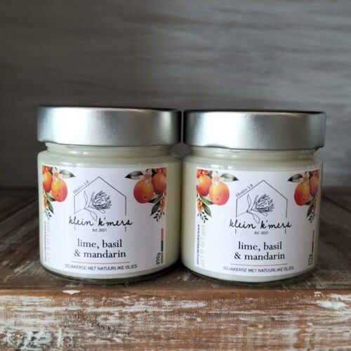 Klein SOJAkerse 370g – Lime, Basil & Mandarin