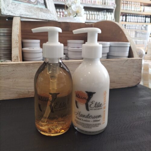 Elite Handewas & Handeroom Pakket 200ml – Lemoen & Vanielje